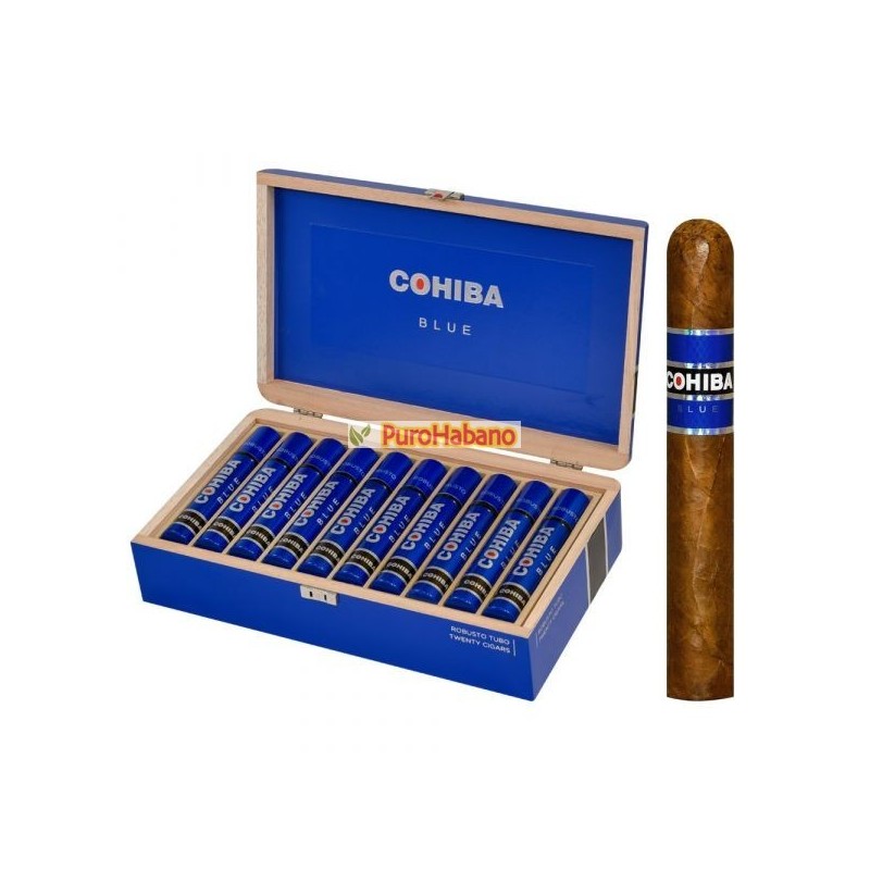 Cohiba Blue Robusto Tubos Puros Cigarros